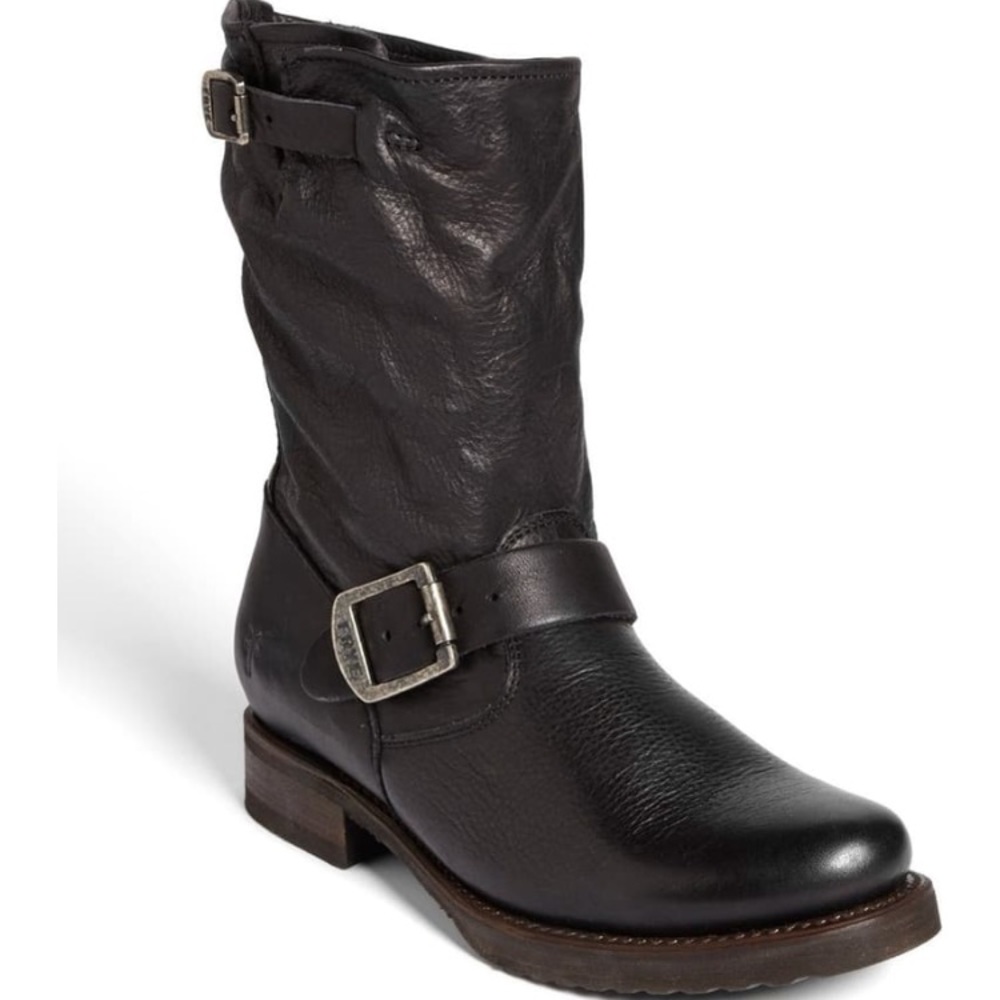 FRYE Black Leather Veronica Boots Sz 8
